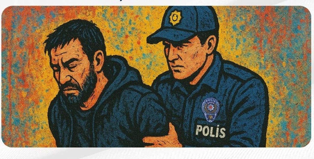 Oltu ilçesinde, 55 yıldan fazla hapis cezası bulunan bir kaçak,
