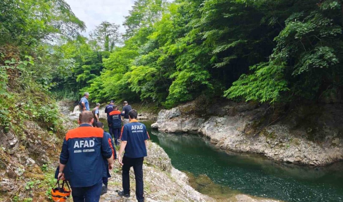 Ordu’nun Altınordu ilçesinde yaşanan acı bir olayda, ırmakta düşen ve