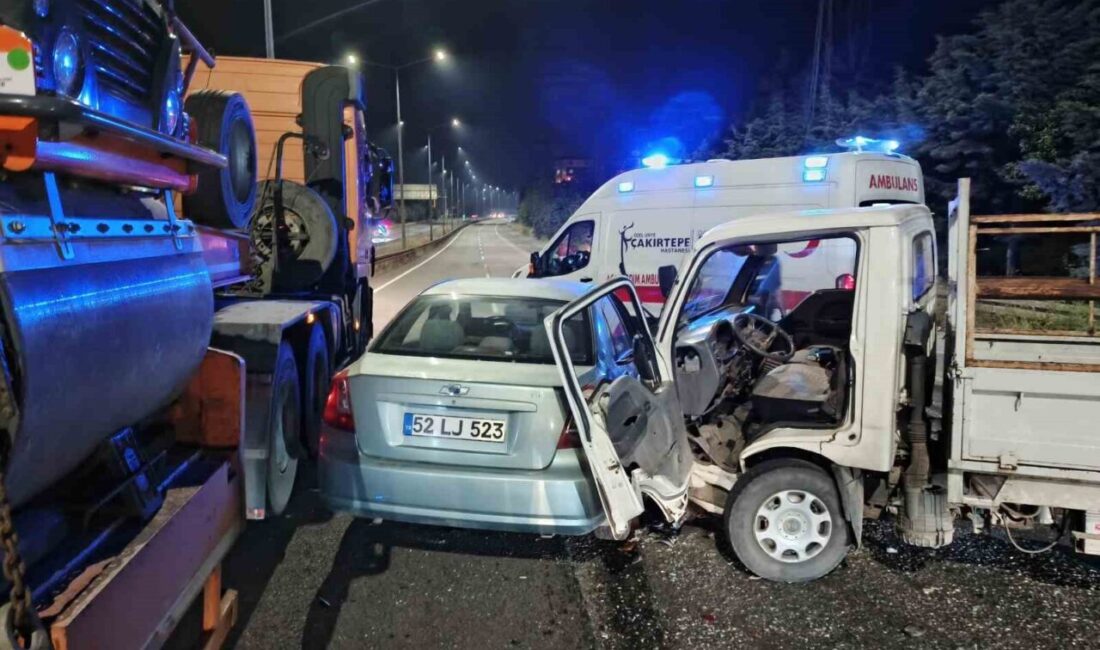 Ünye ilçesinde meydana gelen trafik kazasında bir kişi hayatını kaybetti
