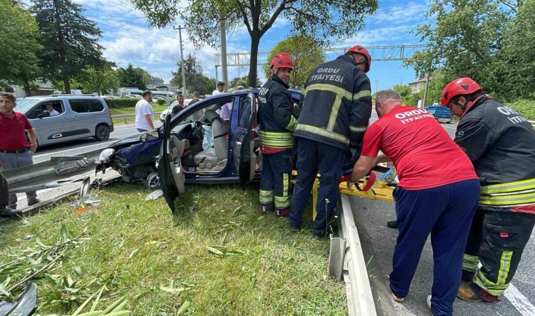 Ordu’nun Fatsa ilçesinde meydana gelen iki ayrı trafik kazasında toplam
