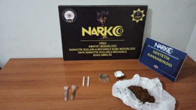 Ordu ilinde polis ekipleri tarafından uyuşturucuyla mücadele kapsamında gerçekleştirilen operasyonlarda