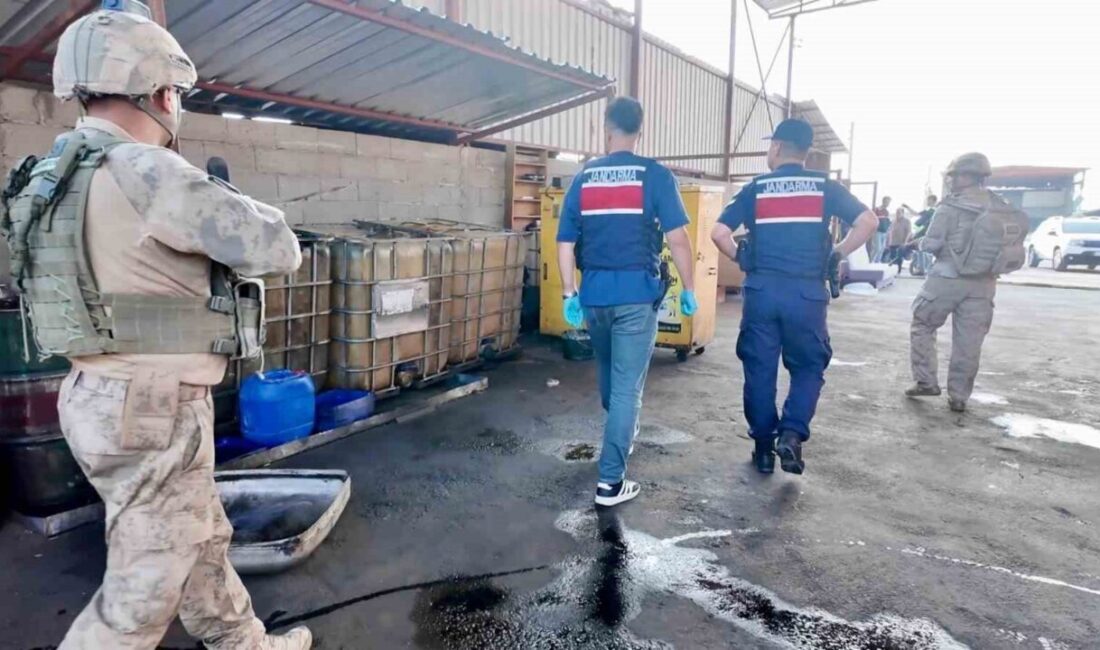 Osmaniye ilinde jandarma ekipleri tarafından gerçekleştirilen operasyonda, toprağa gömülü bir