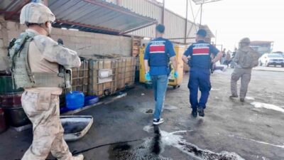 Osmaniye ilinde jandarma ekipleri tarafından gerçekleştirilen operasyonda, toprağa gömülü bir