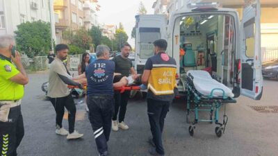 Antalya’nın Manavgat ilçesinde, motosiklet ile otomobilin çarpışması sonucu meydana gelen