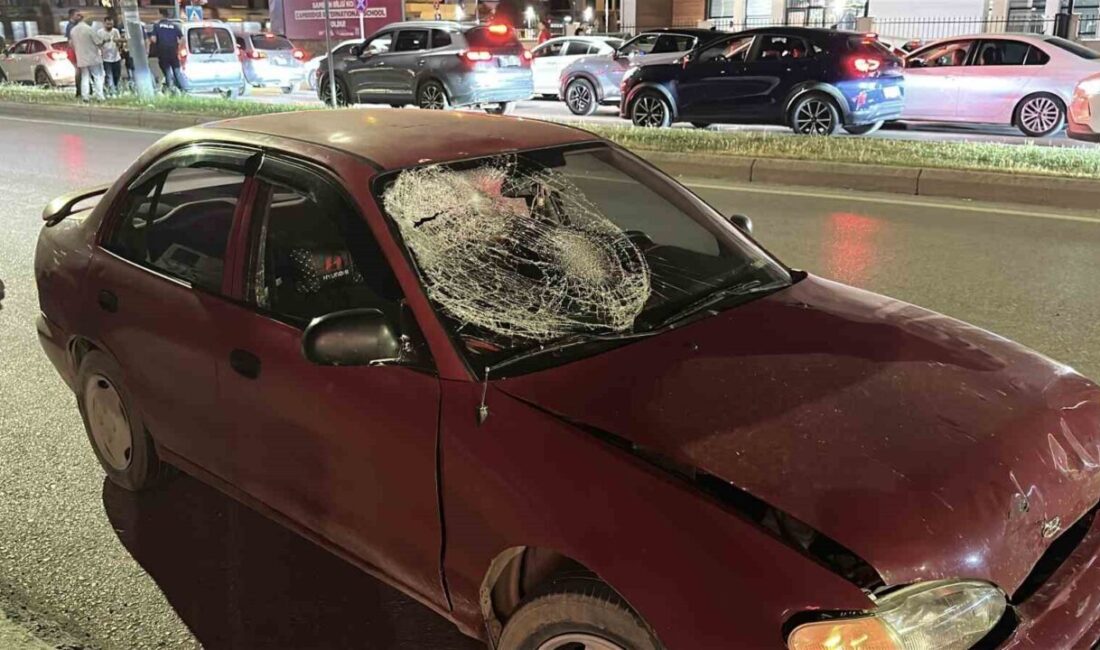 Samsun’da meydana gelen bir trafik kazasında, bir otomobil ile bir