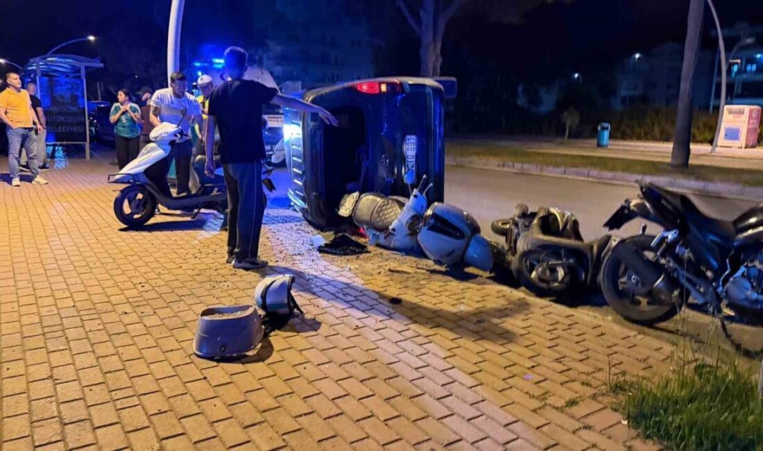 Antalya’nın Gazipaşa ilçesinde meydana gelen trafik kazasında bir sürücü yaralandı
