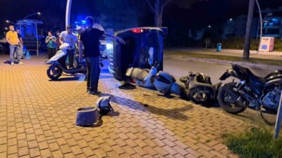 Antalya’nın Gazipaşa ilçesinde meydana gelen trafik kazasında bir sürücü yaralandı