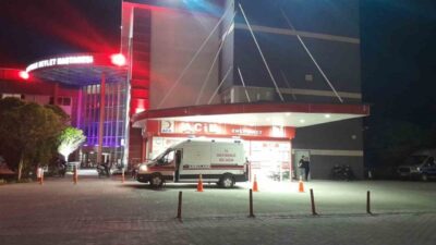 Konya’nın Karapınar ilçesinde meydana gelen trafik kazasında otomobil, yola çıkan