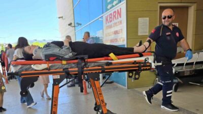 İnegöl ilçesinde meydana gelen trafik kazasında, bir otomobilin çarpması sonucu