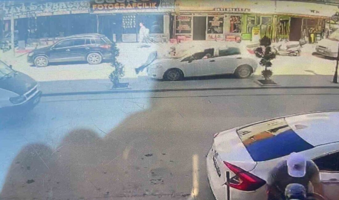 Karaman’da bir adam, Yenimahalle Zeytindalı Bulvarı üzerinde yolun karşısına geçmeye