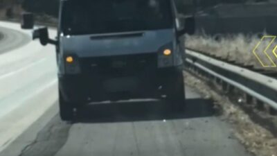 Gaziantep’te, Otoyol Jandarma ekipleri tarafından gerçekleştirilen denetimde, Gaziantep-Nurdağı otoyolunda ters