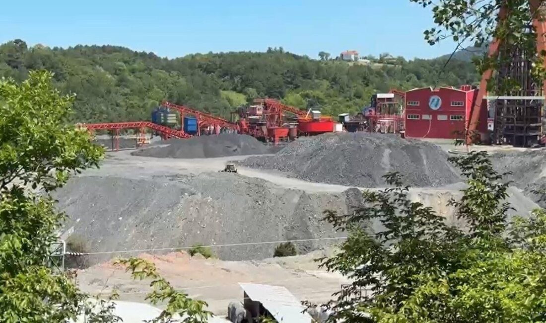Bartın’da, Hema Enerji ve Maden şirketine ait kömür ocağında patlatma