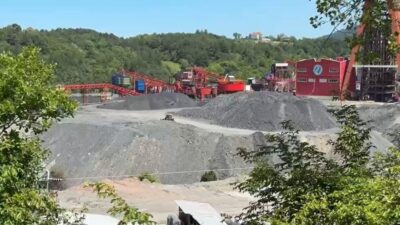 Bartın’da, Hema Enerji ve Maden şirketine ait kömür ocağında patlatma