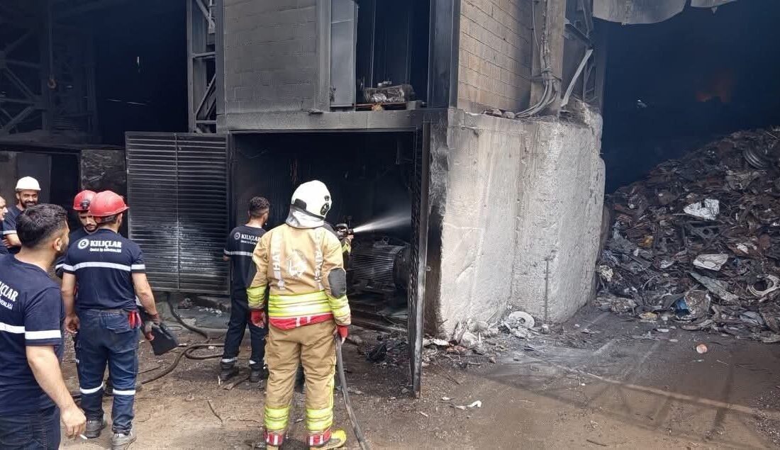 Hatay’ın Payas ilçesinde, Karşı Mahallesi Organize Sanayi Bölgesi’nde meydana gelen