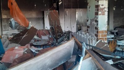 Hatay’ın Reyhanlı ilçesinde bulunan bir iş yeri, bilinmeyen bir sebeple