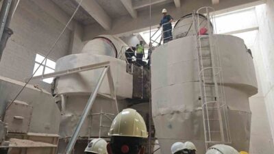 Bilecik’te bulunan bir çimento fabrikasında meydana gelen olayda, 3,5 metre