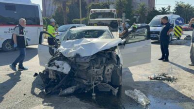 Samsun’un İlkadım ilçesinde meydana gelen acı bir olayda, otomobil ile