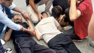 Samsun’un İlkadım ilçesinde bir otomobil ile motosikletin çarpıştığı kaza sonucunda
