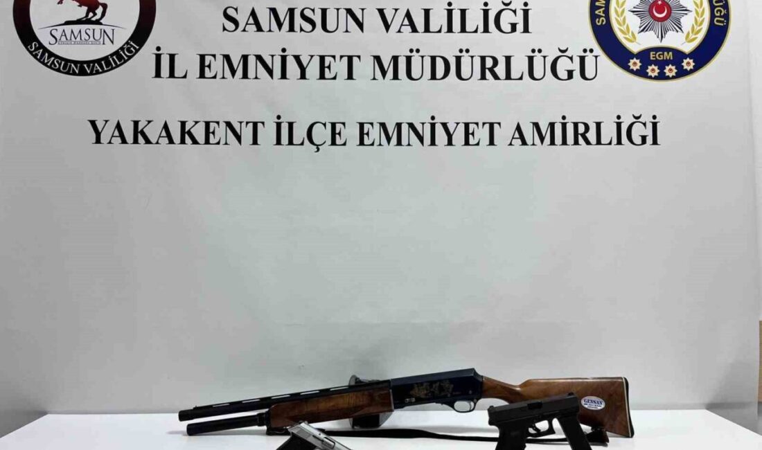 Samsun’un Yakakent ilçesinde polis ekipleri tarafından gerçekleştirilen bir operasyonda, bir