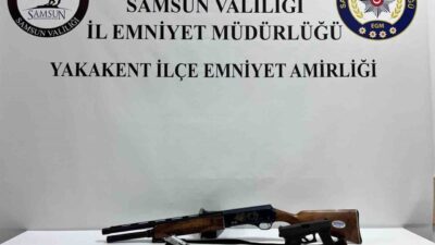 Samsun’un Yakakent ilçesinde polis ekipleri tarafından gerçekleştirilen bir operasyonda, bir