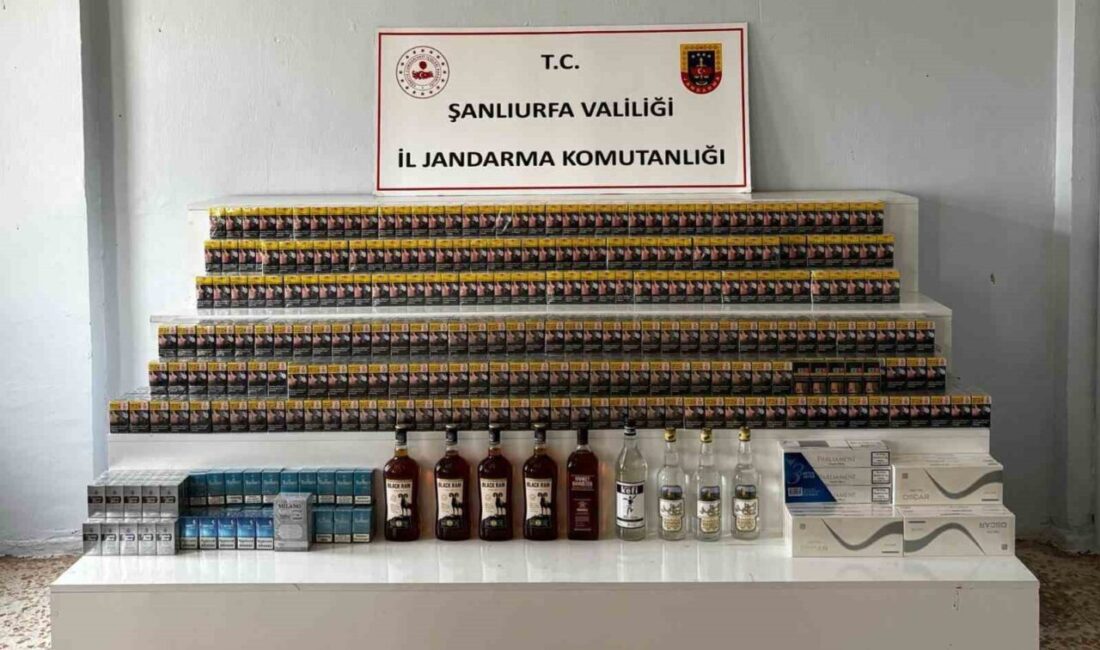 Şanlıurfa’nın Viranşehir ilçesinde, Jandarma ekipleri tarafından gerçekleştirilen denetimlerde, tütün ve