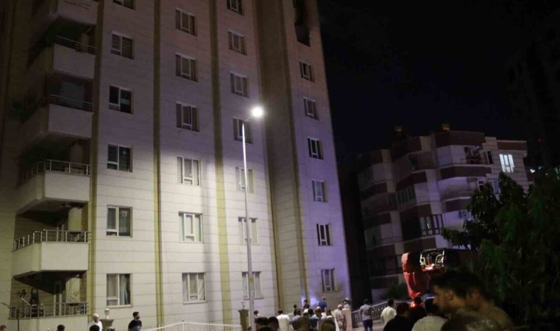Şanlıurfa’nın Karaköprü ilçesinde yer alan bir apartmanın 8. katında meydana