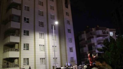 Şanlıurfa’nın Karaköprü ilçesinde yer alan bir apartmanın 8. katında meydana
