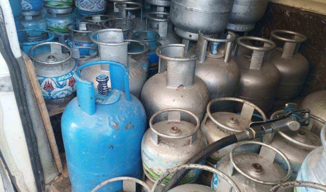 Şanlıurfa’da bir akaryakıt istasyonunda gerçekleştirilen denetimde, LPG pompalarından mutfak ve