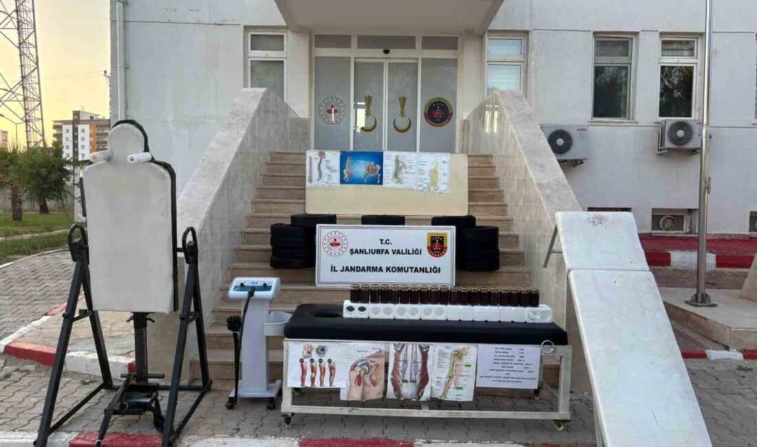 Şanlıurfa’nın Akçakale ilçesinde ruhsatsız olarak bel fıtığı ve kırık-çıkık tedavisi