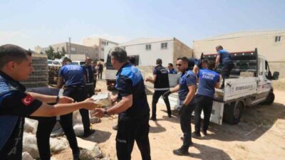 Eyyübiye Belediyesi Zabıta Müdürlüğü ekipleri, Şanlıurfa’da bir gıda toptancısı denetimi