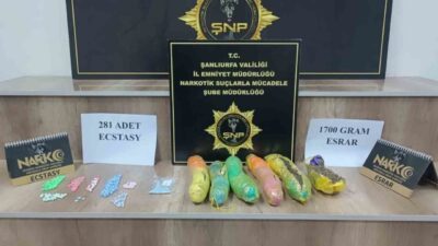 Şanlıurfa’da polis ekipleri tarafından düzenlenen uyuşturucu operasyonunda 5 kişi gözaltına