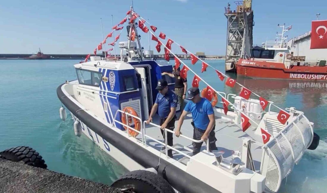 Kastamonu’da, İl Emniyet Müdürlüğü’ne hizmet etmek üzere kazandırılan deniz kontrol