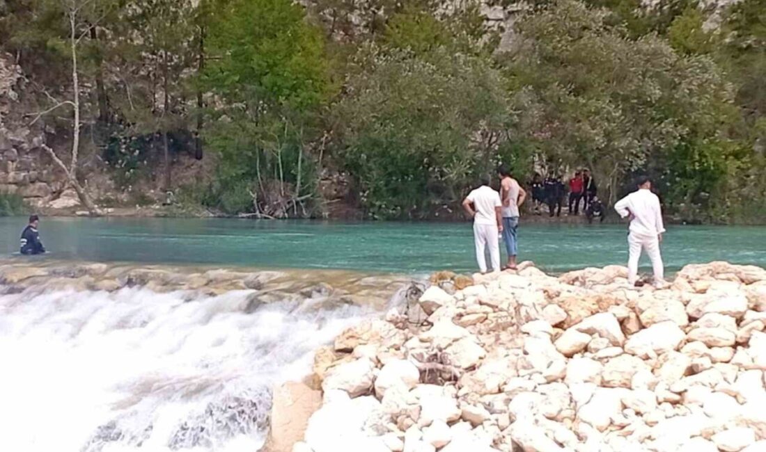 Manavgat ilçesinde Alara Çayı’nda serinlemek amacıyla suya giren ve akıntıya