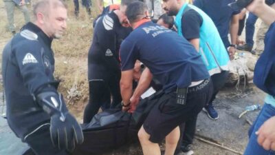 Siirt’te Ilısu Baraj Gölü Botan Köprüsü civarında suya kapılarak kaybolan
