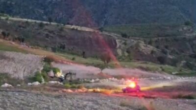 Siirt’in Pervari ilçesine bağlı Kilis köyünde, babasının kullandığı iş makinesinin