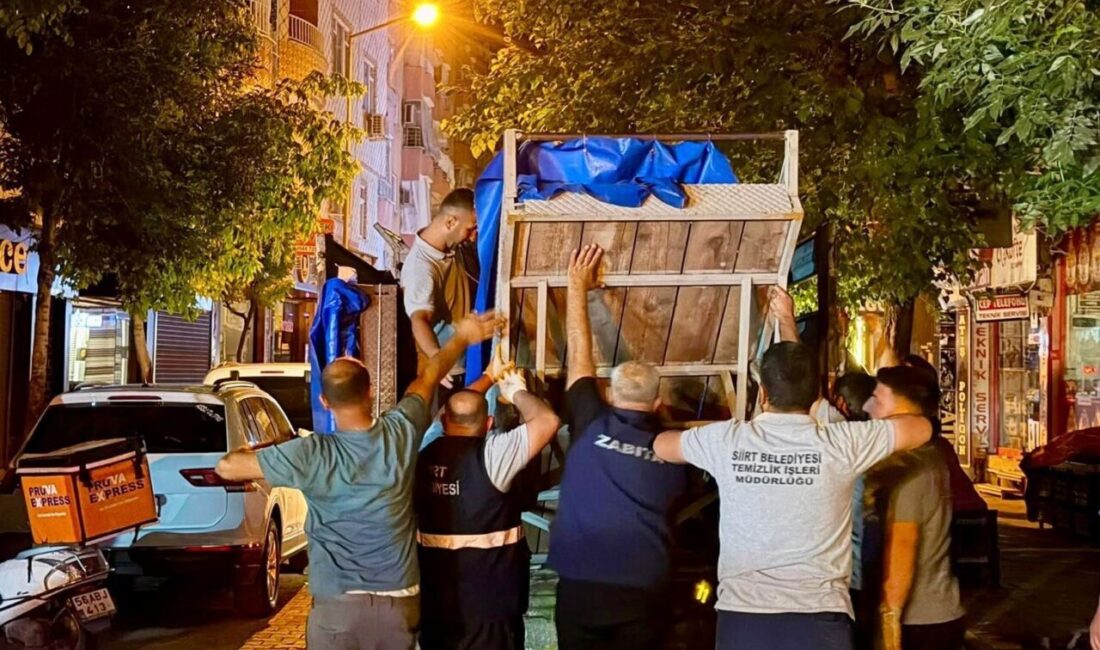 Siirt Belediyesi Zabıta Müdürlüğü ekipleri, kent genelinde gerçekleştirdikleri denetimler kapsamında
