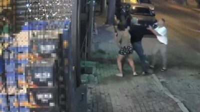 Bornova ilçesinde bir işletmeye yapılan belediye denetimi, asılsız iddiaların silahlı