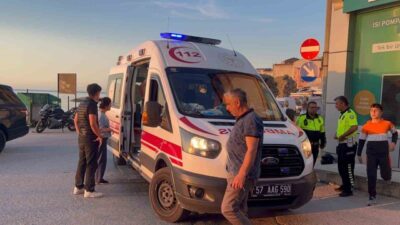 Sinop’ta bir motosikletin seyir halindeyken devrilmesi sonucu meydana gelen kazada