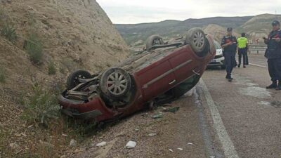 Sivas’ta meydana gelen trafik kazasında 2’si ağır olmak üzere toplam