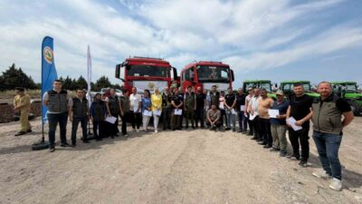 Soma’da, orman yangınlarıyla mücadele eden Soma Doğa Sporları ve Arama