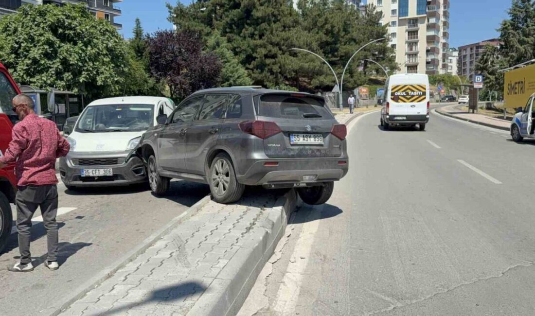 Samsun’un İlkadım ilçesinde yaşanan trafik kazasında bir SUV ile hafif