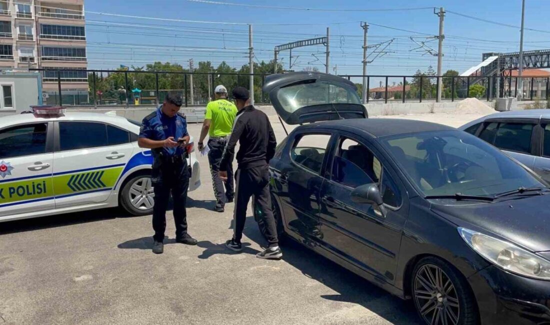 Karaman’da, korsan taşımacılık faaliyetinde bulunduğu tespit edilen bir sürücü ile