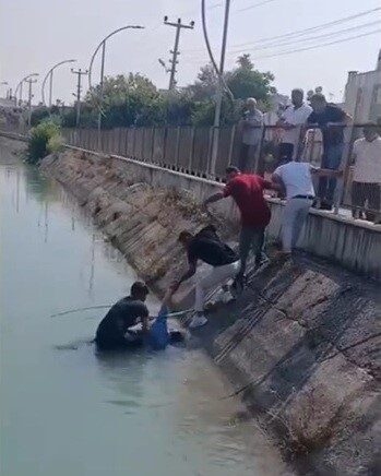 Tarsus ilçesine bağlı Kavaklı Mahallesi’nde meydana gelen olayda, sulama kanalına