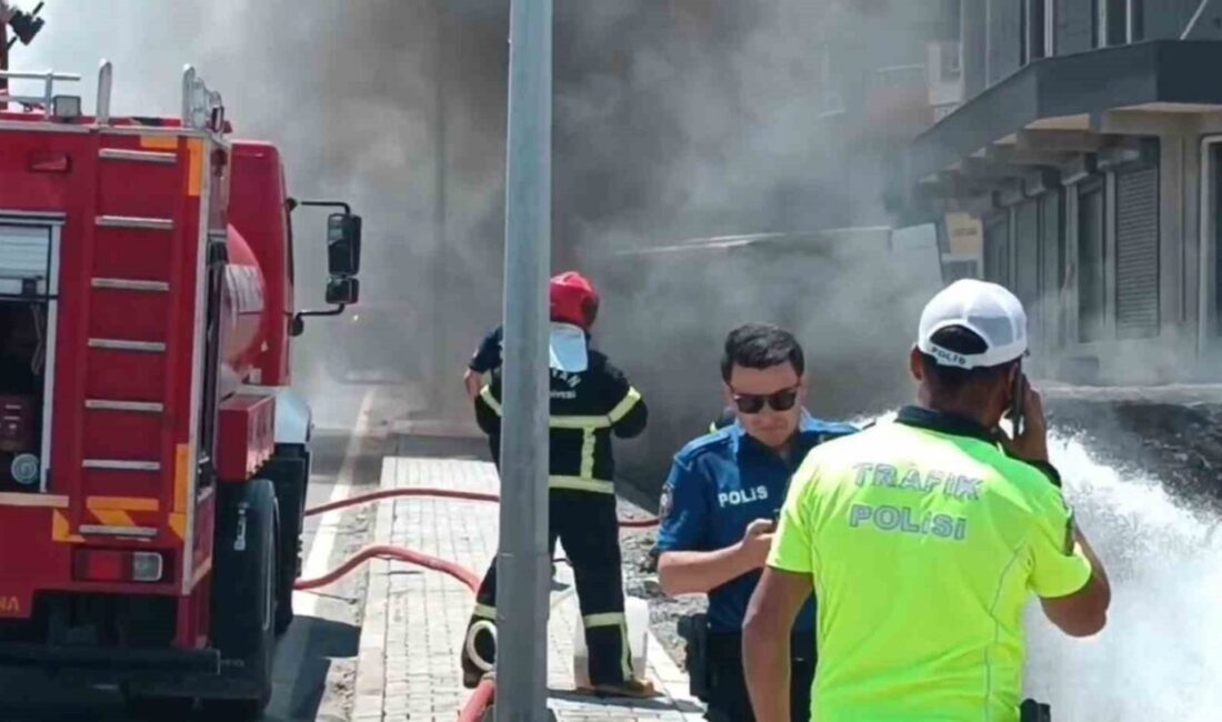 Tatvan ilçesindeki bir olayda, dere yatağına atılan araç lastiklerinde çıkan