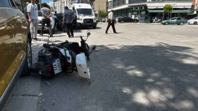 Kütahya’nın Tavşanlı ilçesinde meydana gelen trafik kazasında, bir otomobilin motorlu