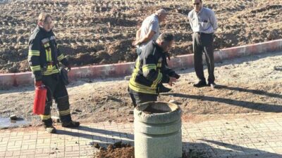 Tavşanlı ilçesinde bulunan Ada Mesire Alanı’nda piknik yapan vatandaşlar, alev