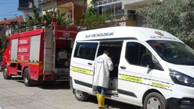 Kütahya’nın Tavşanlı ilçesindeki bir ev yangınında dumandan etkilenen ve hayatını