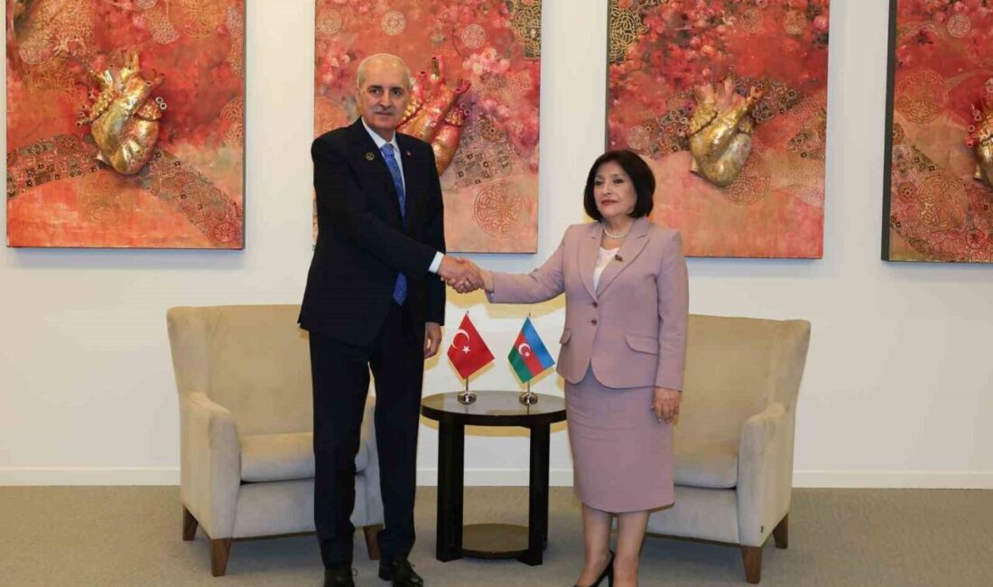 TBMM Başkanı Numan Kurtulmuş, Azerbaycan’ın başkenti Bakü’de Azerbaycan Milli Meclisi
