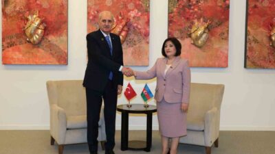 TBMM Başkanı Numan Kurtulmuş, Azerbaycan’ın başkenti Bakü’de Azerbaycan Milli Meclisi
