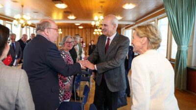 TBMM Başkanı Numan Kurtulmuş, Finlandiya’nın başkenti Helsinki’de bulunan Finlandiya İslam